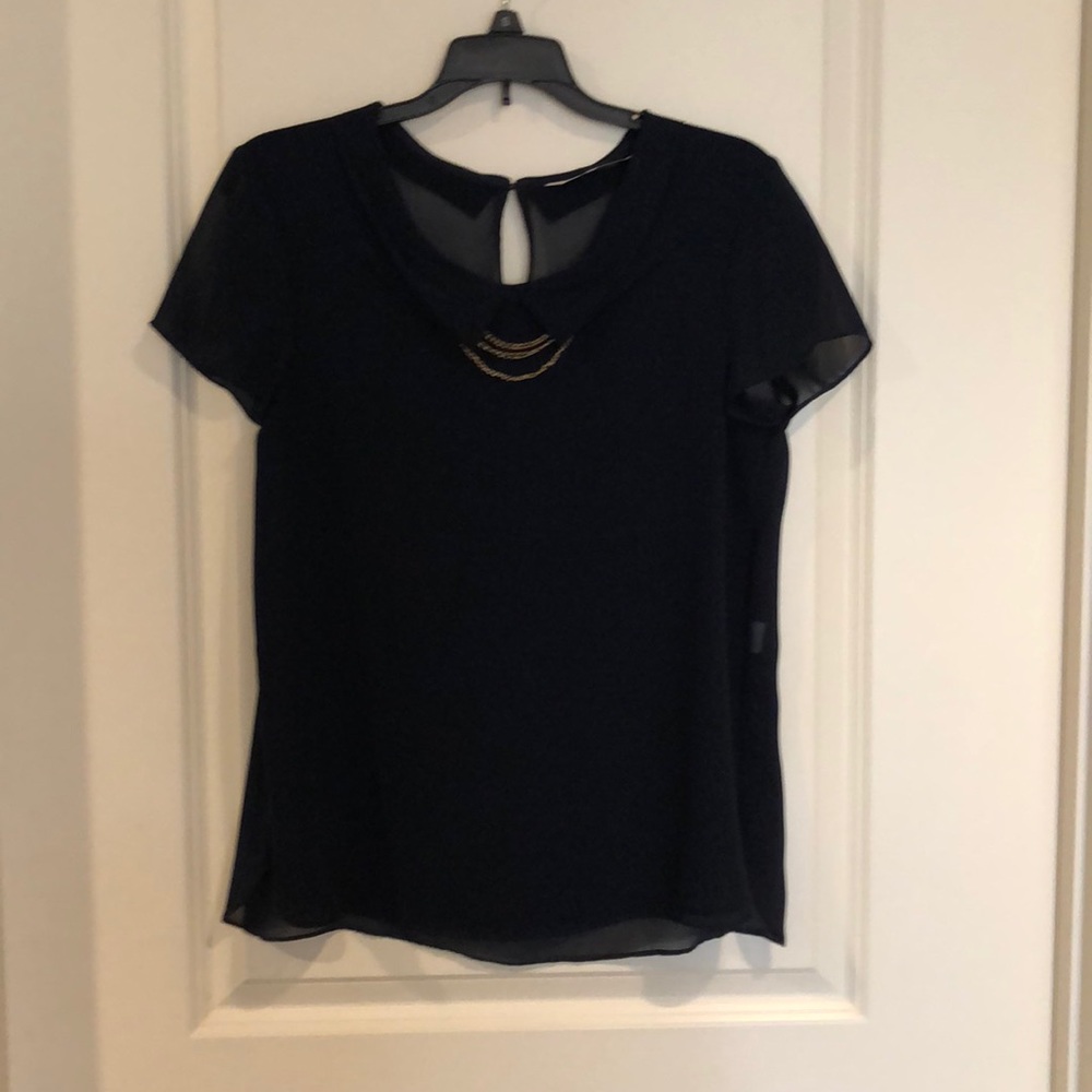 Blouse with chain detail